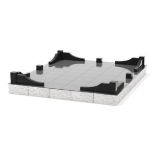 Гранитная ограда тип 20