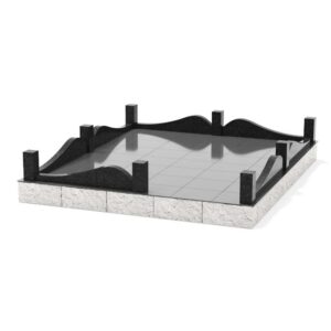 Гранитная ограда тип 19