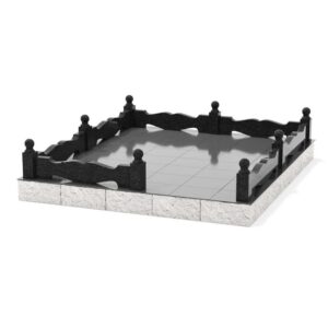 Гранитная ограда тип 18