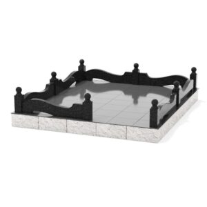 Гранитная ограда тип 17