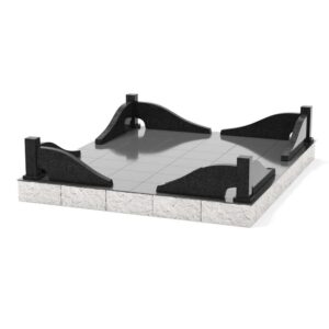 Гранитная ограда тип 14