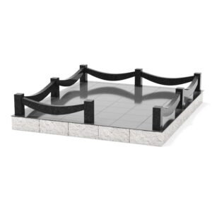 Гранитная ограда тип 12