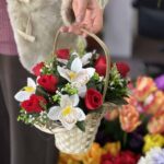 Ритуальная корзина плетёная из бамбука №Н-