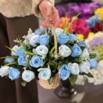 Ритуальная плетёная корзина из бамбука №Н-47