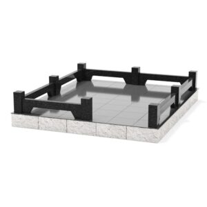 Гранитная ограда тип 8