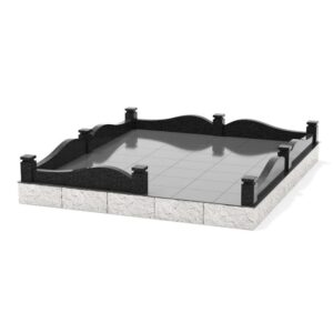 Гранитная ограда тип 6