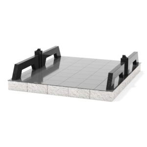 Гранитная ограда тип 5