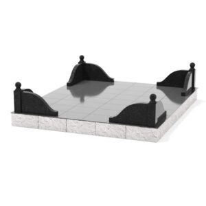 Гранитная ограда тип 4