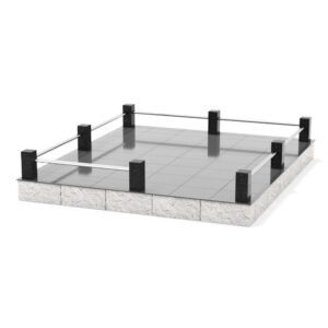 Гранитная ограда тип 26