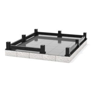 Гранитная ограда тип 25