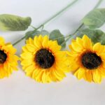 В11764 Б/С Подсолнух бархатистый D=15 Н65см(4шт)