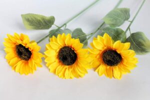 В11764 Б/С Подсолнух бархатистый D=15 Н65см(4шт)