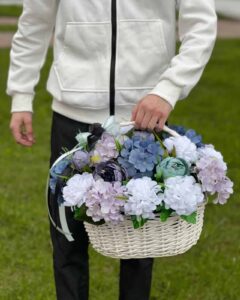 Ритуальная корзина плетеная из ивы