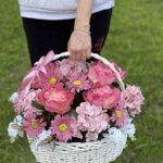 Ритуальная корзина плетеная из ивы