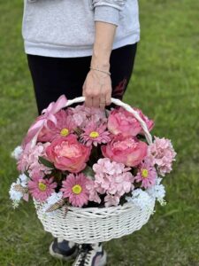 Ритуальная корзина плетеная из ивы