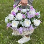 Ритуальная корзина плетеная из ивы