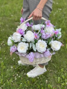 Ритуальная корзина плетеная из ивы