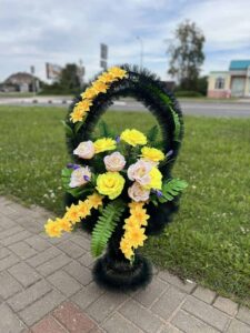 Ритуальная корзина «КС Ажур 03»