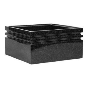 Код: в732 Ваза ритуальная №32 24х12см темный гранит