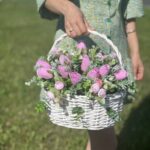 Ритуальная плетеная корзина из ивы