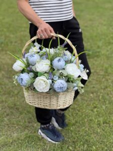 Ритуальная плетеная корзина из ивы