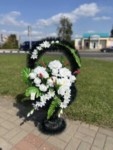 Ритуальная корзина «КС Ажур 03»