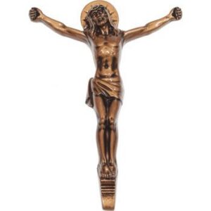 Код: ф226 Распятие православное для надгробий 026 27х19см, бронза