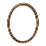 Код: к261 Рамка для надгробий №61, овальная 18х24см BR6, бронза